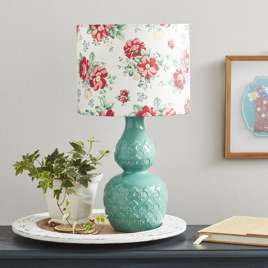 Vintage Floral Table Lamp A370