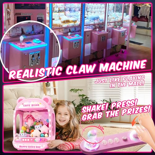 Claw Machines for Kids, Mini Vending Machines with Candy Dispenser L261239