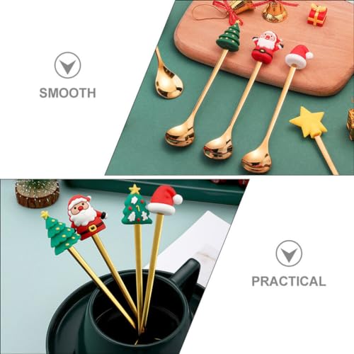 Stainless Steel Christmas Spoon Set 6 Pack A7652