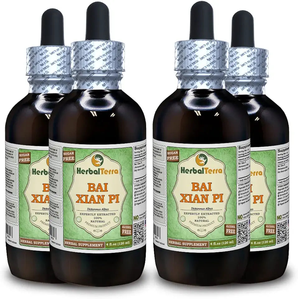 Dictamnus Albus Dried Roots Alcohol-Free Liquid Extract 4x120 ml V84907