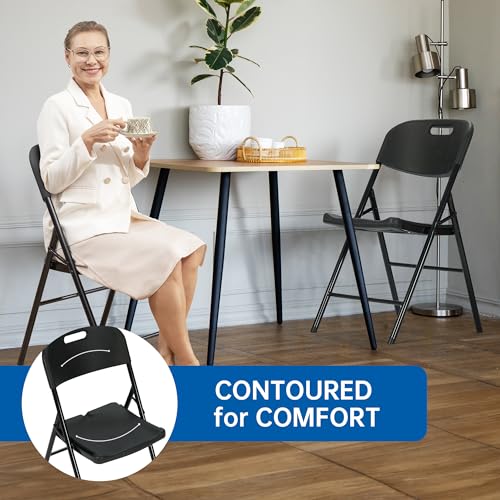 10 Pack 800 LBS White Folding Chairs P724