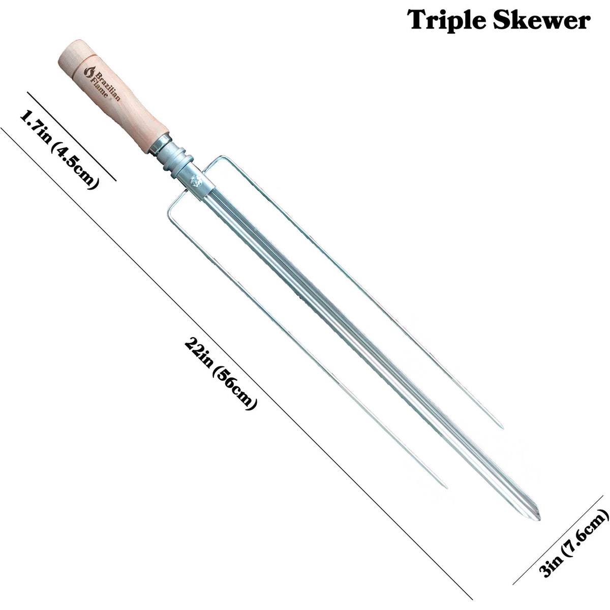 Triple Skewer Rotisserie Grill Z47559