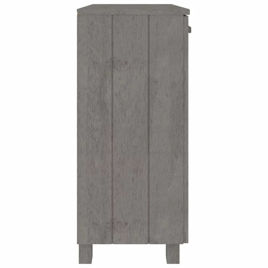 Wooden Sideboard with 2 Doors Pine Wood Storage Cabinet T3261