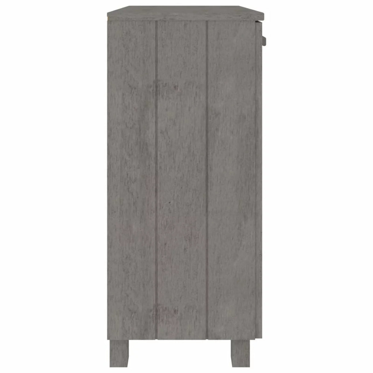 Wooden Sideboard with 2 Doors Pine Wood Storage Cabinet T3261