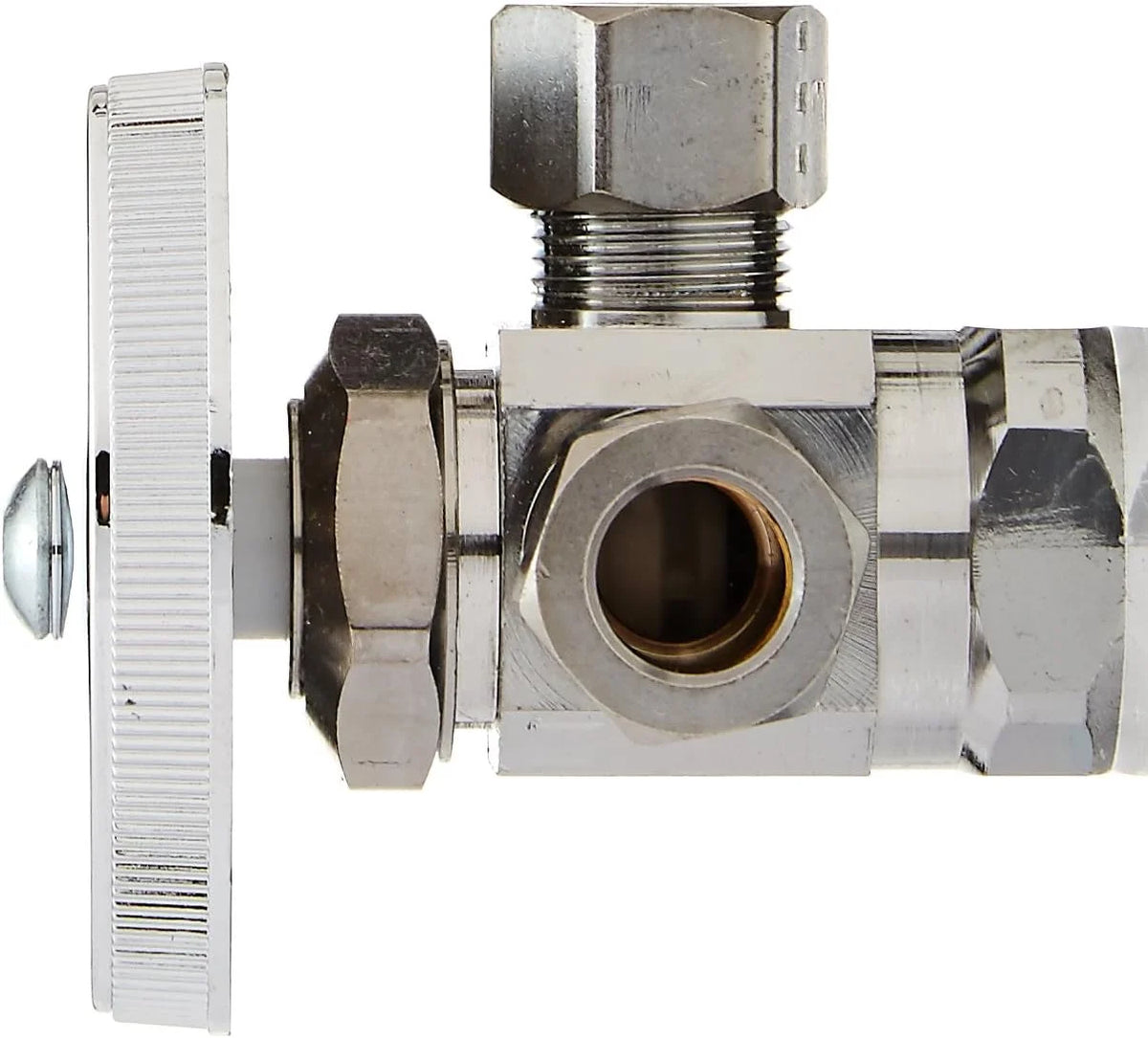 1/2-Inch Dual Outlet Stop Chrome D79595
