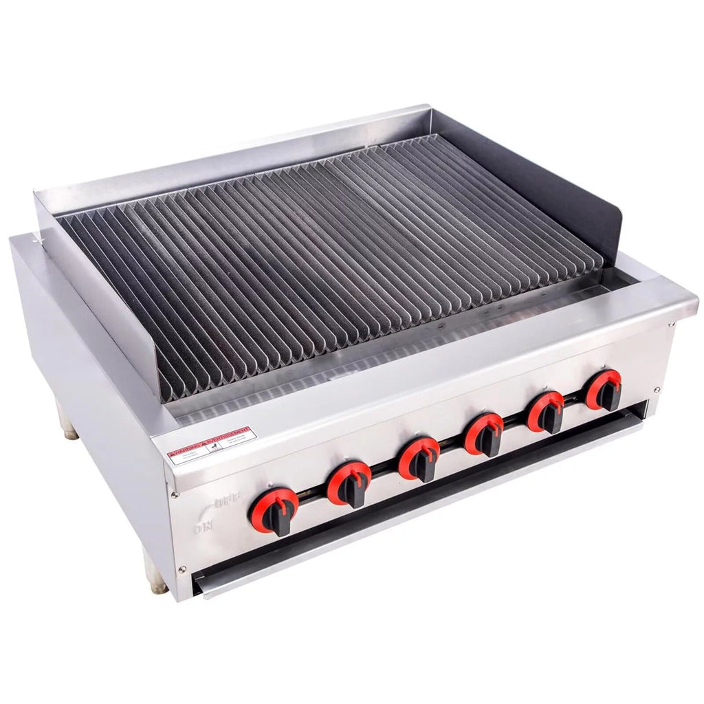 36" 6 Burner Gas Charbroiler S510