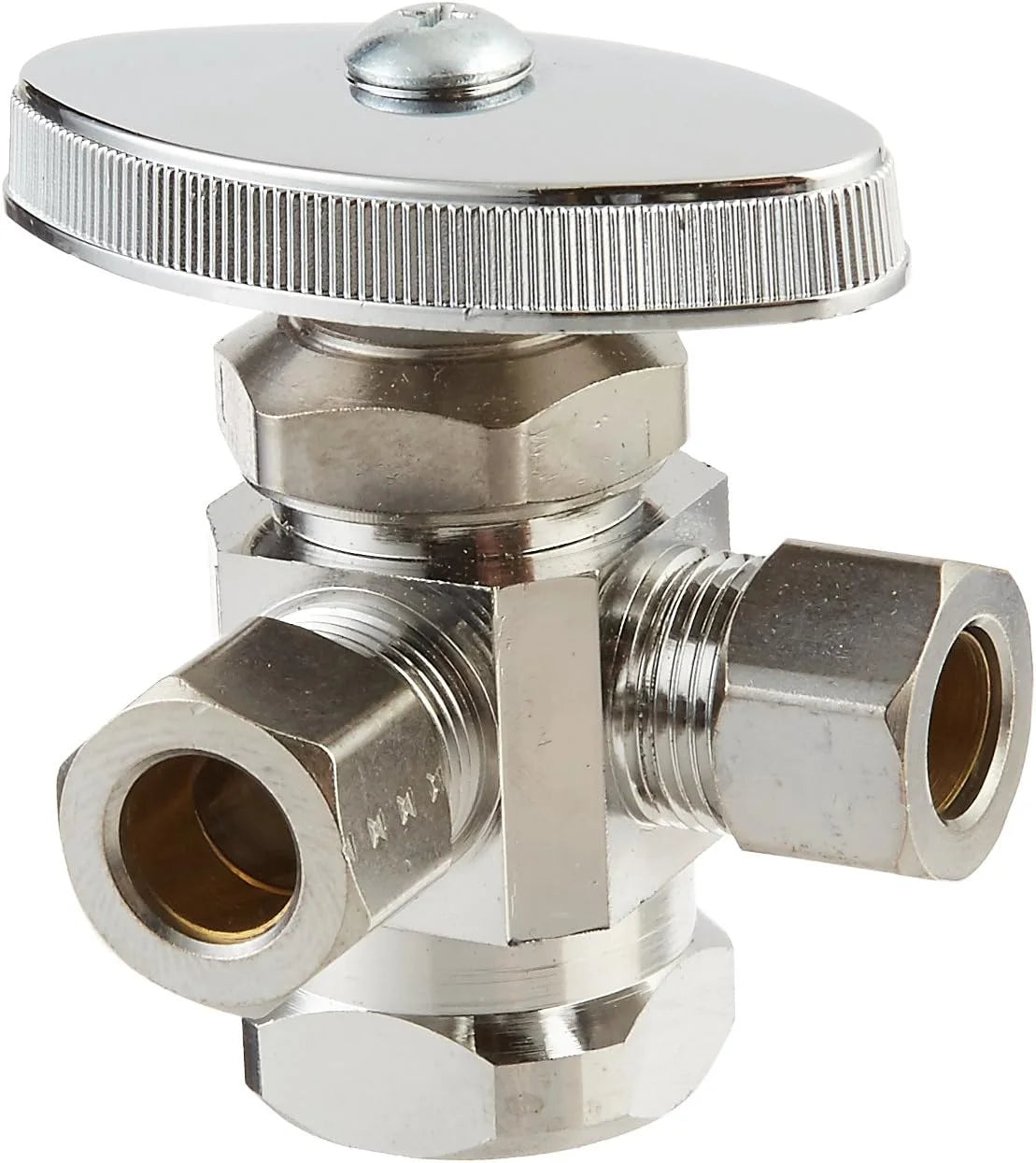 1/2-Inch Dual Outlet Stop Chrome D79595