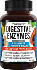 Digestive Enzymes with Probiotics & Herbs, Vegetarian, 60 Capsules W829