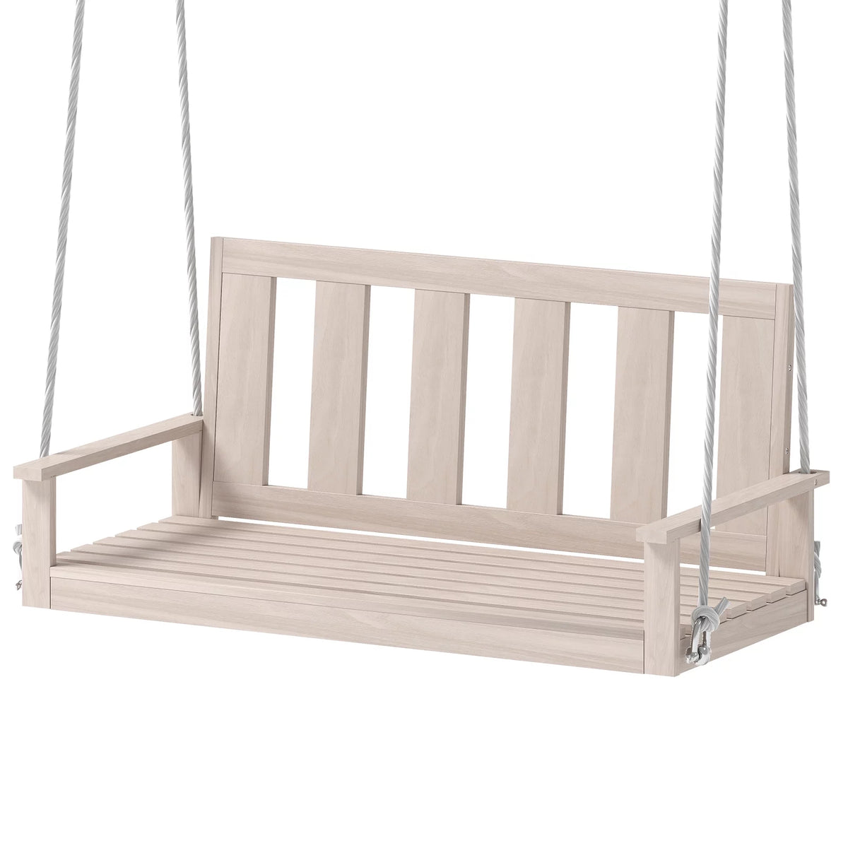 Wood Outdoor Swing with 2-3 Seat, 700LBS Weight Capacity M5971
