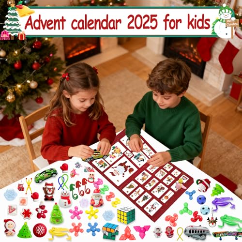 Fidget Advent Calendar 2025 with 24 Days of Surprises D493485