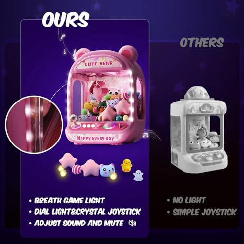 Claw Machines for Kids, Mini Vending Machines with Candy Dispenser L261239