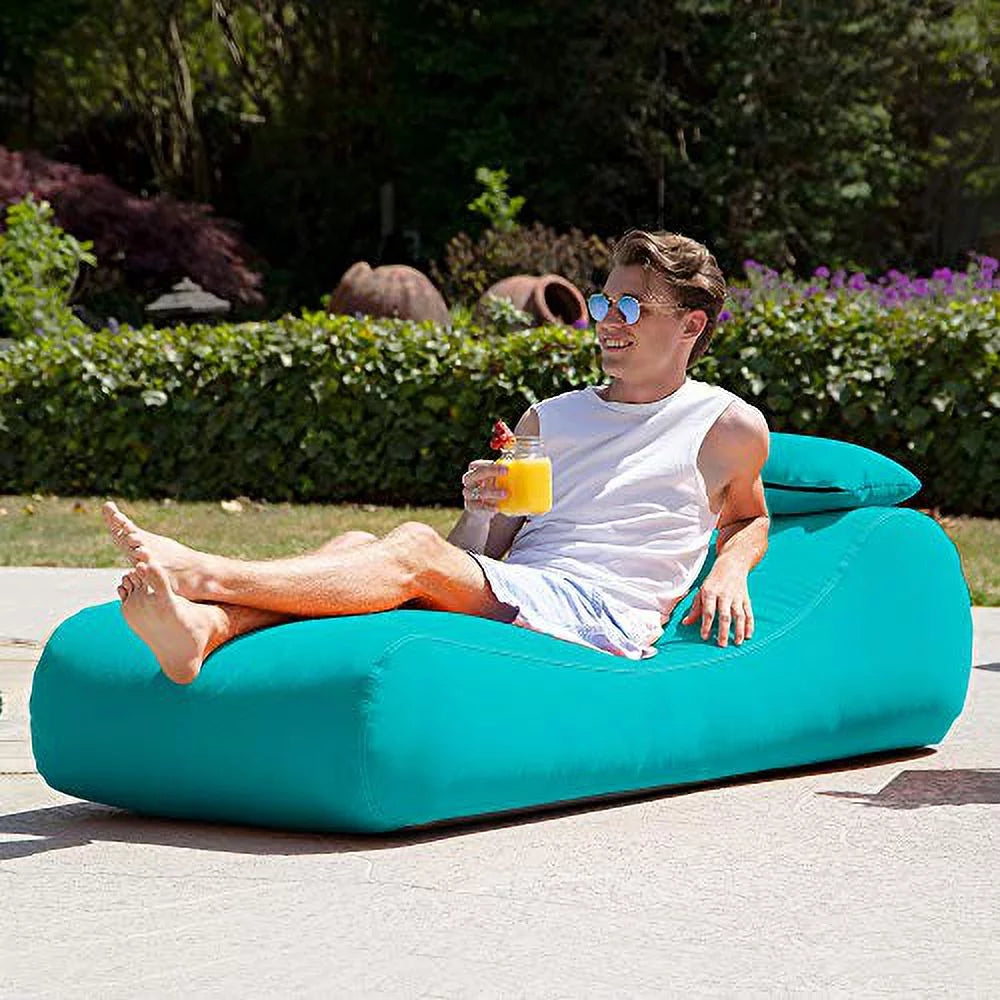 Aruba Outdoor Bean Bag Sun Lounger V316873