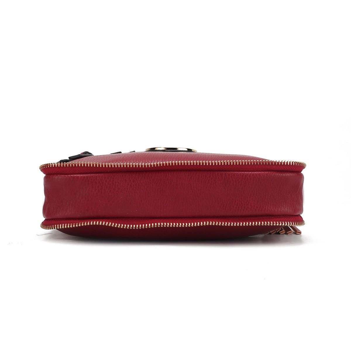 Faux Leather Expandable Crossbody Bag E266