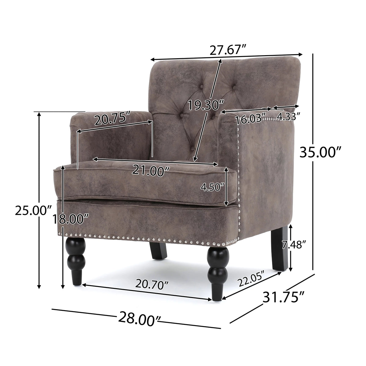 Microfiber Club Chair I989