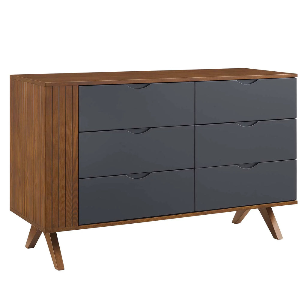 4 Piece Bedroom Set in Walnut U9376