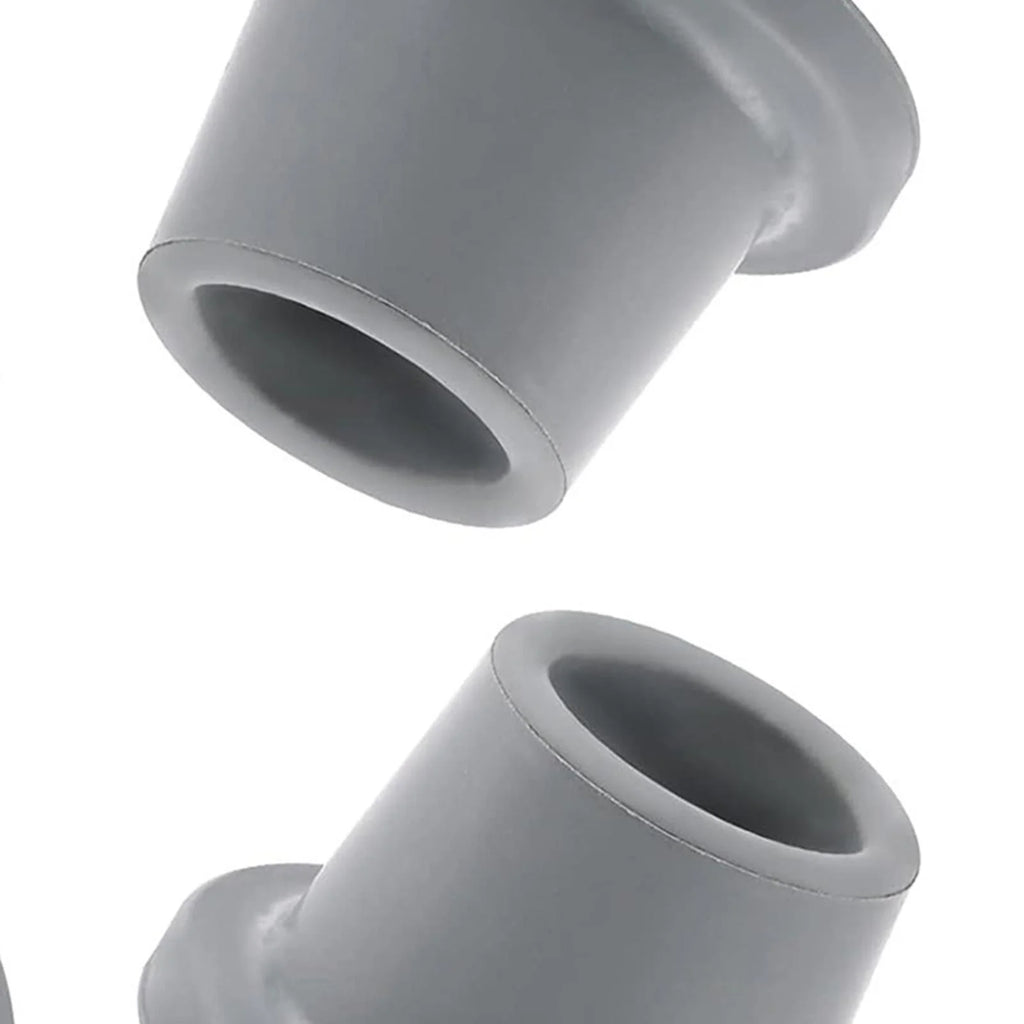 8x Shower Chair Feet Gray Rubber P71747