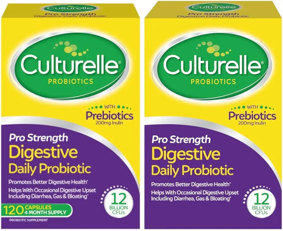 60 Count Probiotic Digestive Capsules Gluten & Soy Free N504565