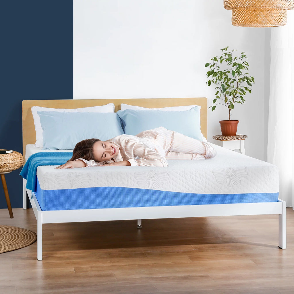 10 Inch Gel Memory Foam Mattress Medium Firm Twin Size D149