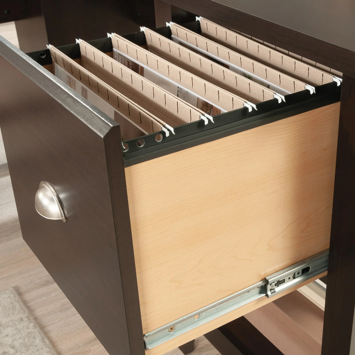 L-Desk in Cinnamon Cherry N71326