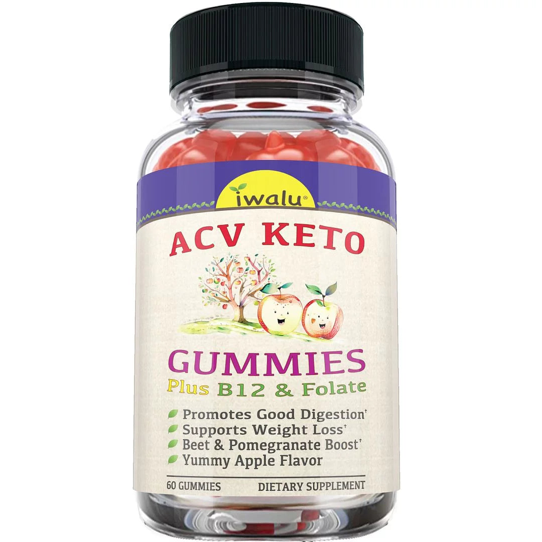 Keto ACV Gummies Digestive Supplement 60 CT L7609