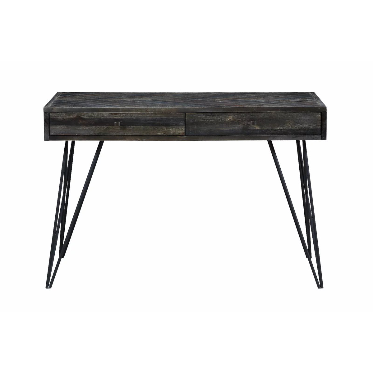 White Wood 2 Drawer Writing Desk V15135