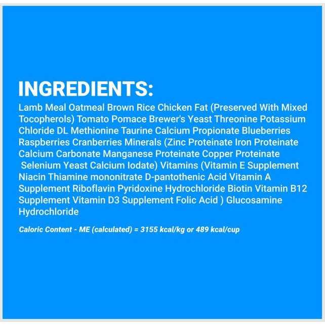 Grain Friendly Lamb & Oats Dog Food U38175