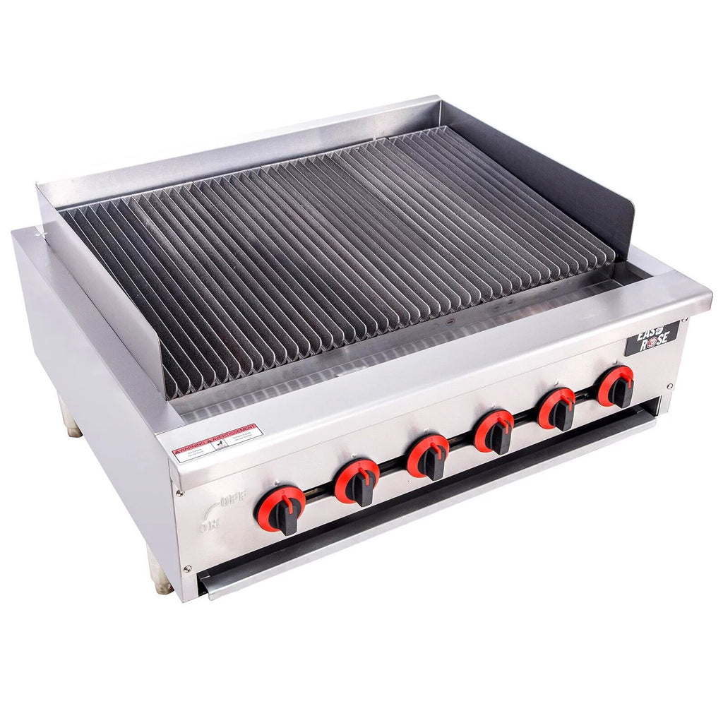 36" 6 Burner Gas Charbroiler S510