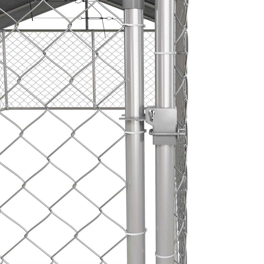 Large Outdoor Dog Kennel with Waterproof UV Resistant Roof N945010