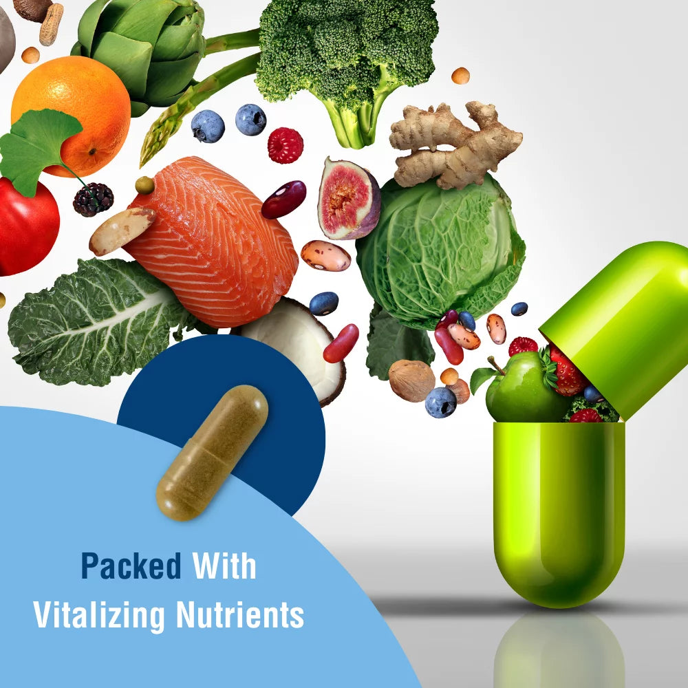 Plant-Based Nutritional Supplement 60 Vegan Capsules P83639